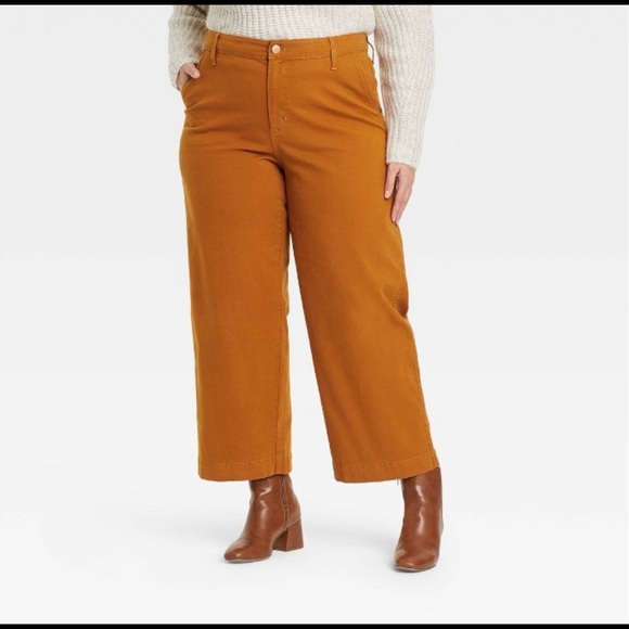 Ava & Viv Denim - Women's Plus Size High-Rise Wide Leg Pants - Ava & Viv™ 20W